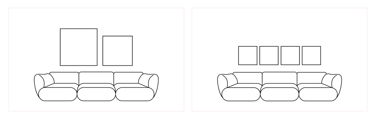 Large Sofa — Gallery Arrangements